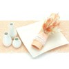 50 Apartina Napkins Fabric-Like Airlaid, Plain, Bleached Apricot, Size 40