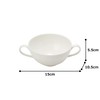 NARUMI(ナルミ) Cup and Saucer Sense Plain White 260cc Bouillon 51799-2913