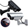 Security CCD Type Dummy Surveillance Camera Model CCTV Silver 2ea