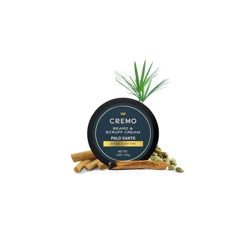 Cremo Beard & Scruff Cream, Palo Santo (Reserve Collection), 4