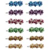JCGY Dz Pk, 12 Count, Daisy Flower Barrettes Snap Hair