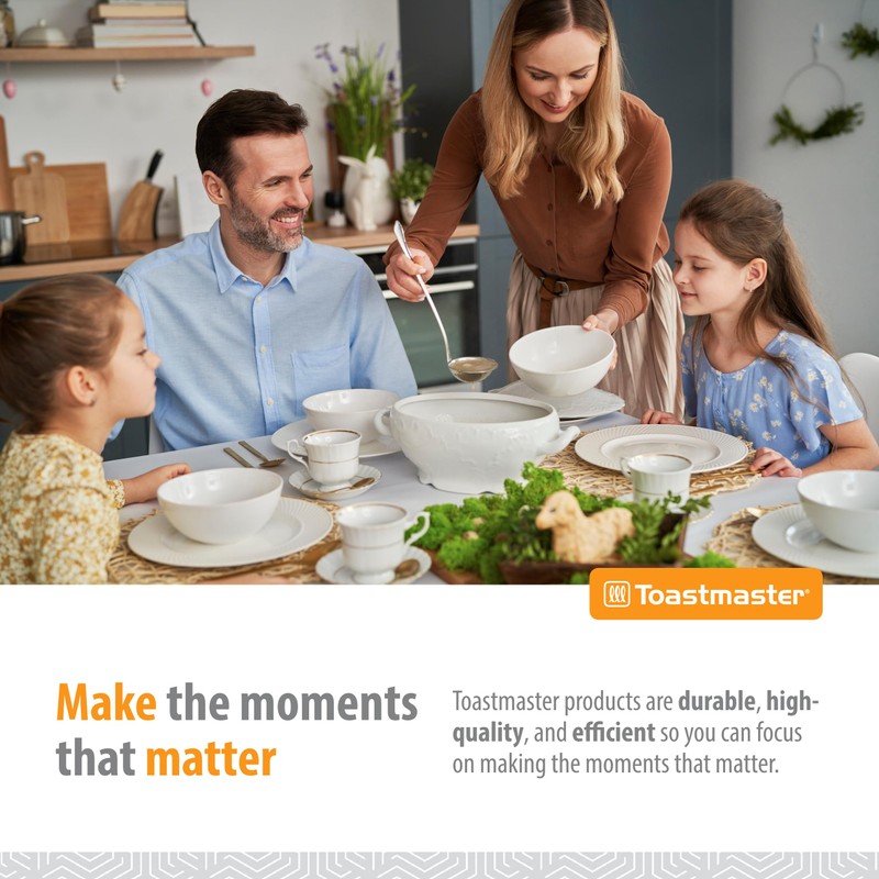 Toastmaster 4-Quart Digital Slow Cooker with Locking Lid - Food