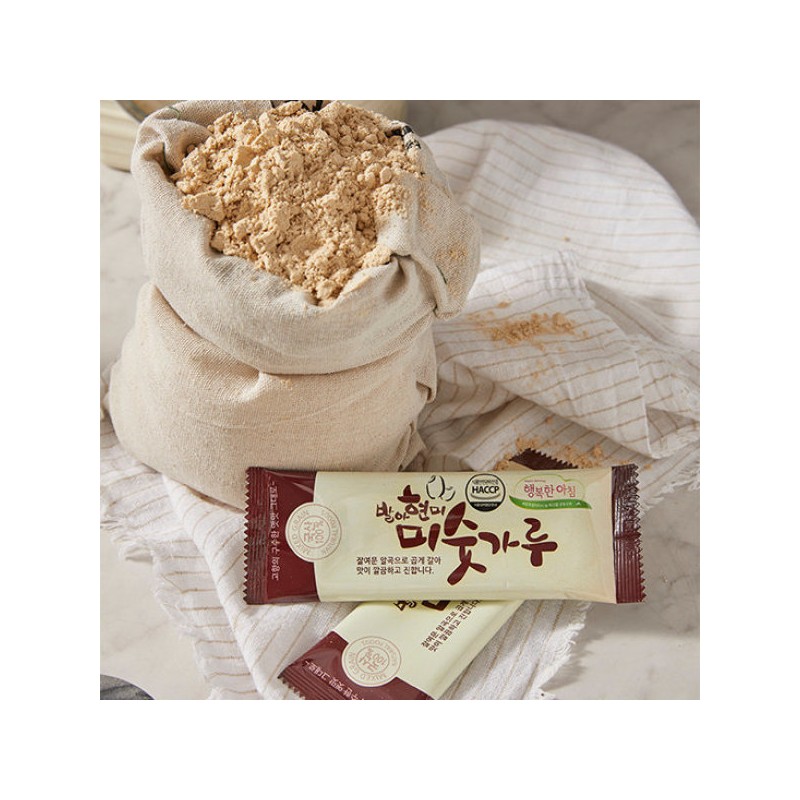 Happy Morning 무농약 발아현미 미숫가루 60포/포당25g Organic Germinated Brown Rice