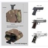 Universal Tactical Pistol Holster – Right-Handed Adjustable MOLLE Nylon Handgun