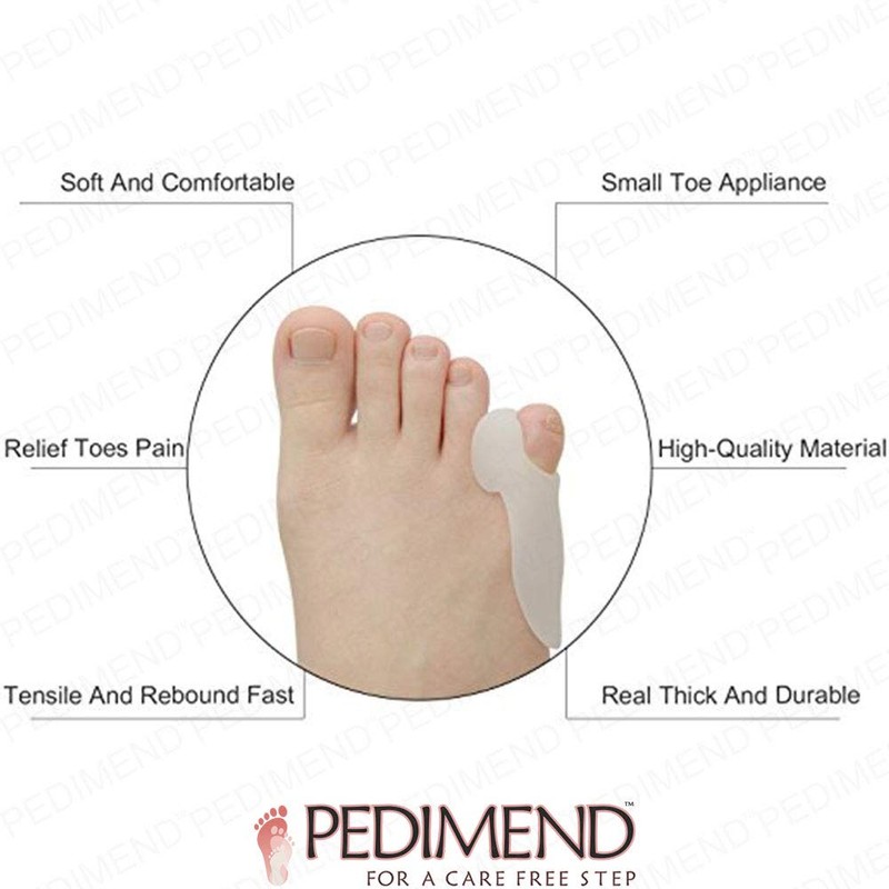 PEDIMEND Tailor's Bunion Corrector (2PAIR - 4PCS) - Bunionette Gel