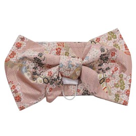 CAMDOM Japanese Traditional Kimono Pre-tied Bow Sakura Obi Belt Sash Yukata Robe Accessories