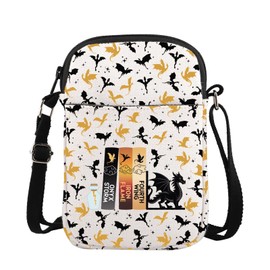 Fourth Wing Crossbody Bag Basgiath War College Gift Gifts for Book Lovers Dragon Rider Gift Bookish Gift Bookish Handle Bag (CB, FW Book Mini-PY2)