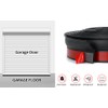 QWORK 20 Ft Rubber Universal Garage Door Bottom Seal -