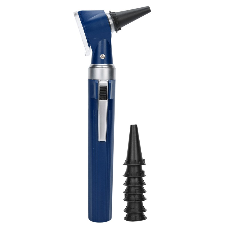 Professional Diagnostic Kit Ear Care Examination Otoscope Eardrum Endoscope SpeculumBlue