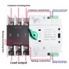 shengbowi 3P Dual Power Automatic Transfer Switch 100A AC220V Switch