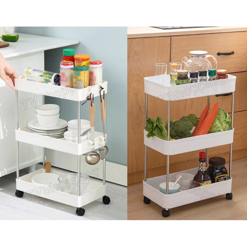 TvShopping Carrito De Cocina Frutero Organizador Multiusos 3 Niveles 23