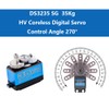 Owootecc 35KG Cordless Digital Servo Motor High Torque DS3235 Metal