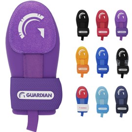 Guardian Baseball Sliding Mitt - Softball Sliding Guard - Protective Baseball Sliding Glove - Elastic Compression Strap - Youth (Purple)