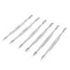OdontoMed2011 Lot Of 6 Professional Nail Cuticle Pusher Chrome Plated