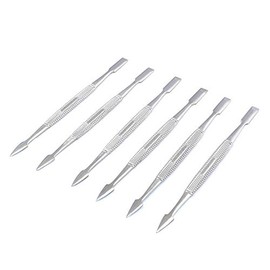 OdontoMed2011 Lot Of 6 Professional Nail Cuticle Pusher Chrome Plated Stainless Steel DM