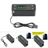 Water Cooling Digital Thermometer G1/4 Black Panel Red Blue Green