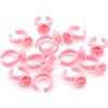 100 Piezas Anillos Desechables para Pegamento de Pestañas o Tinta