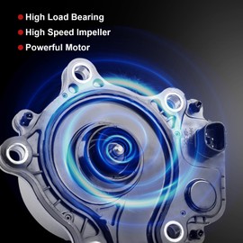 Electric Engine Water Pump Compatible with Prius 2010-2015 1.8L L4,Prius C 2012-2016 1.5L L4,Prius V 2012-2016 1.8L L4,CT200h 2011-2017 1.8L L4 Replace 161A0-39015 161A0-29015