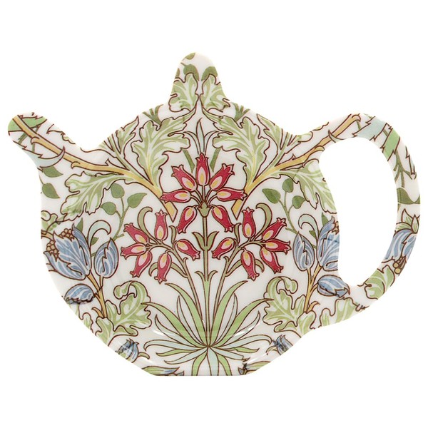 William Morris' Hyacinth Design - Melamine Teabag Tidy