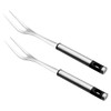 BESPORTBLE BBQ Accessories 2 Stainless Steel Forks Long Handle for