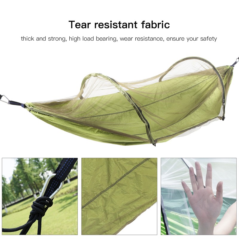 Single Person Super Light Automatic Quick Opening Removable Hammock with