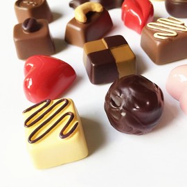 Set of 11 Delicious Chocolate Food Resin Refrigerator Magnets for Kitchen and Home Decor