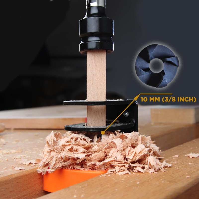 O’SKOOL Dowel Maker and Tenon Cutters with 8mm(5/16”) and 10mm(3/8”)