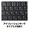 Buffalo BUFFALO BSKBU305BK Compact Model, Numeric Keypadless, Wired Keyboard, Black
