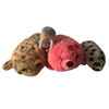 Weighted stuffed animal, white seal or walrus plush with 2-3