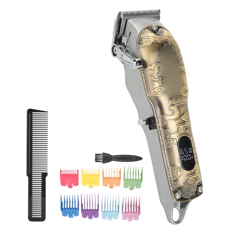 Electric Hair Clipper Set LCD Digital Men Beard Trimmer Barber