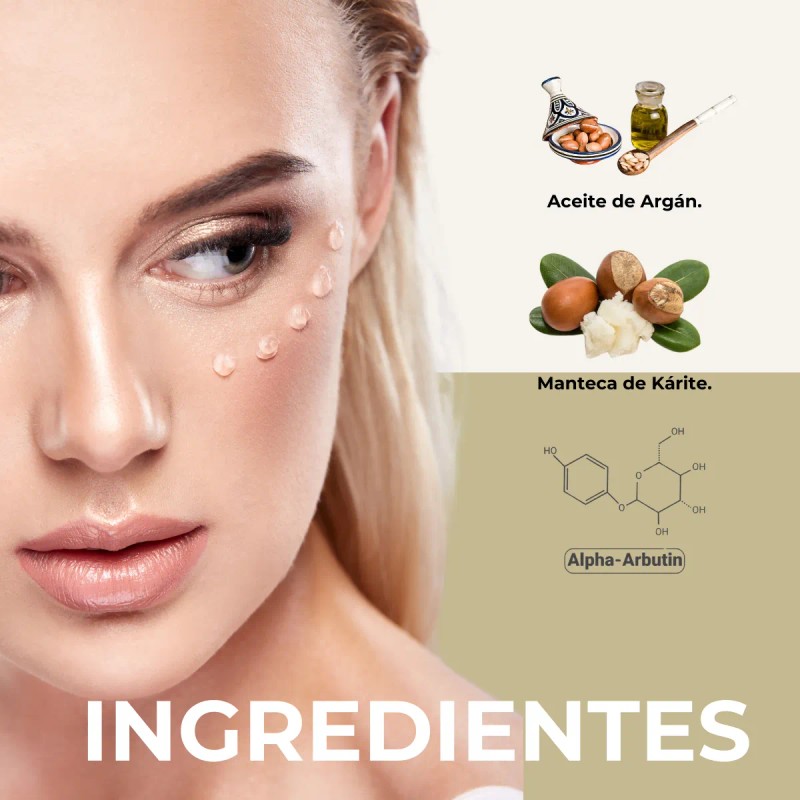 Gel Aclarante OMIC LightenUp 30 ml Vitamina C Alfa Arbutina