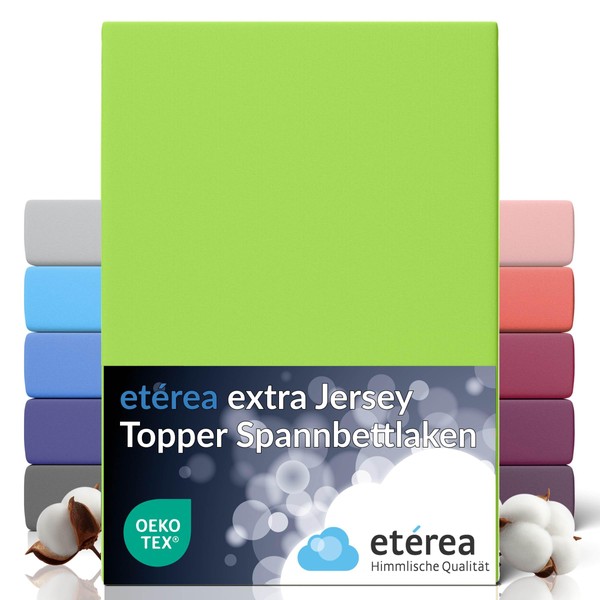 etérea Extra Jersey Topper Fitted Sheet 140 x 200 cm