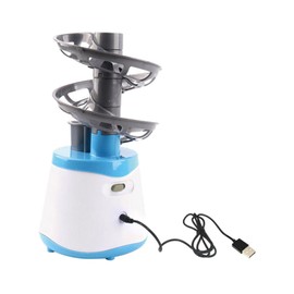 F Fityle Automatic Pong Machine Table Tennis Serve Machine Table Tennis Robot for Outdoor Sports, Blue