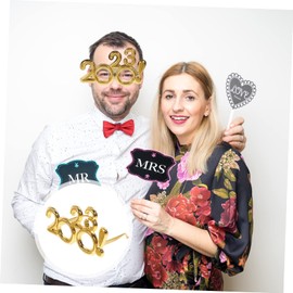 Alasum 3pcs 2023 2023 Glasses Hawaii Ornament 2022 Numbers New Years Eve Party Supplies 2023 New Year Glasses 2023 New Years Eve Party Favors 2023 Party Glasses Banquet Summer Accessories