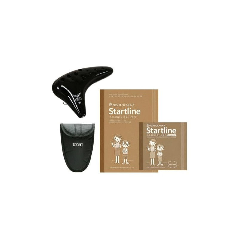 NIGHT Ocarina Classic Series ACB Beginner's Set Alto C Tone,
