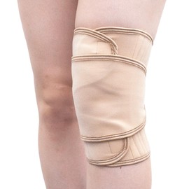 Bonbone Knee Support Knee Wraps Summer 200 Left Beige One Size