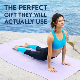 Dock & Bay Quick Drying Towel - For Sports & Gym - Compact, Lightweight - 100% Recycled - Includes Bag - Essential - Meadow Lilac, Extra Large (200x90cm, 78x35)