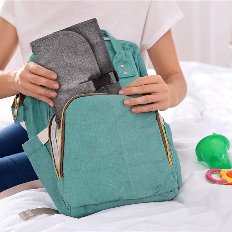 Portable Baby Diaper Changing Mat Foldable Multi Storage Pockets Soft