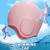 Silicone Swimming Hat with 3D Ear Protection Hat for Men