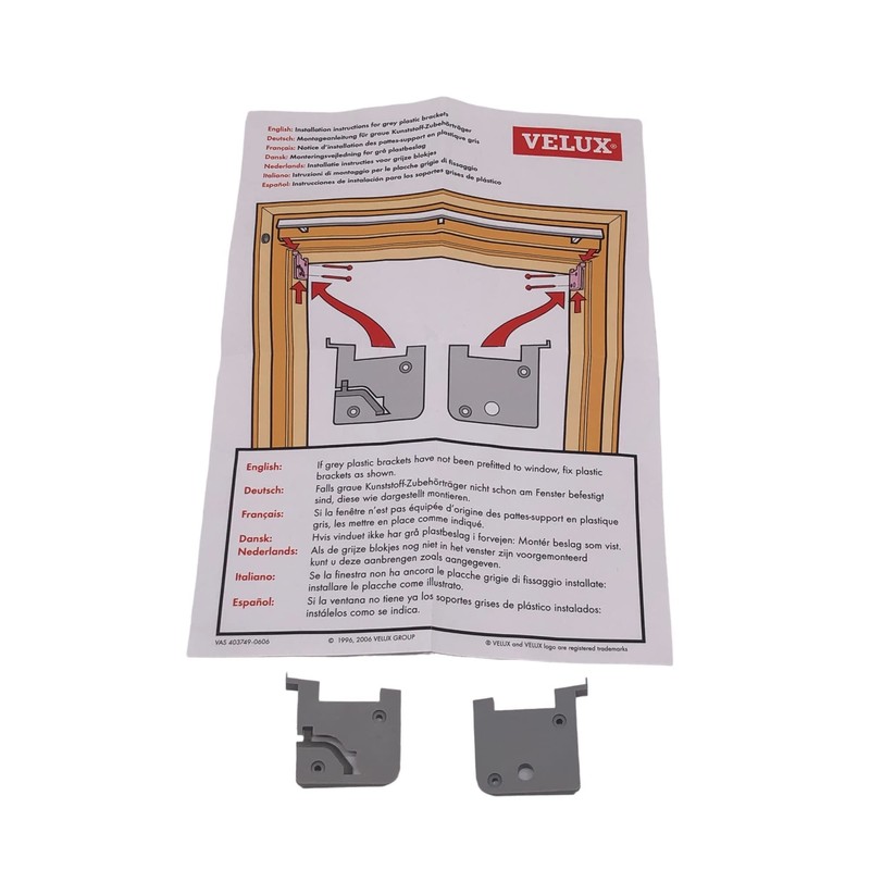 VELUX Roof Window Replacement Parts – Pack of 2 Accessory
