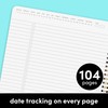 PAPERAGE Undated Daily Planner Notebook (Yellow), 8.5 in x 11