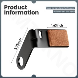 2-Pcs GY21943B GY21943A Brake Pad Kit for John Deere 42" L, D, X Series 100 105 115 100 110 120 125 130 Mower, Replaces GY21943, Included GX20515 Retainer, GX20494 Spring and GX23240 Deck Bushing