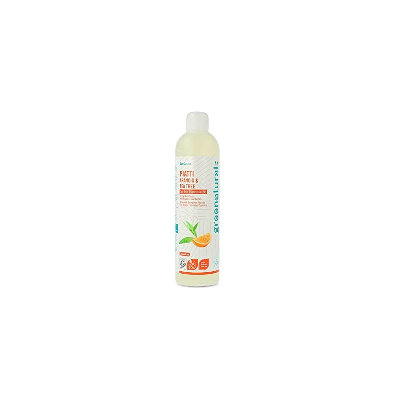Green Natural Detergente Piatti Arancio E Tea Tree 500 ml