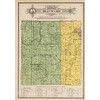 Historic 1914 Wall Map - Atlas and plat Book of