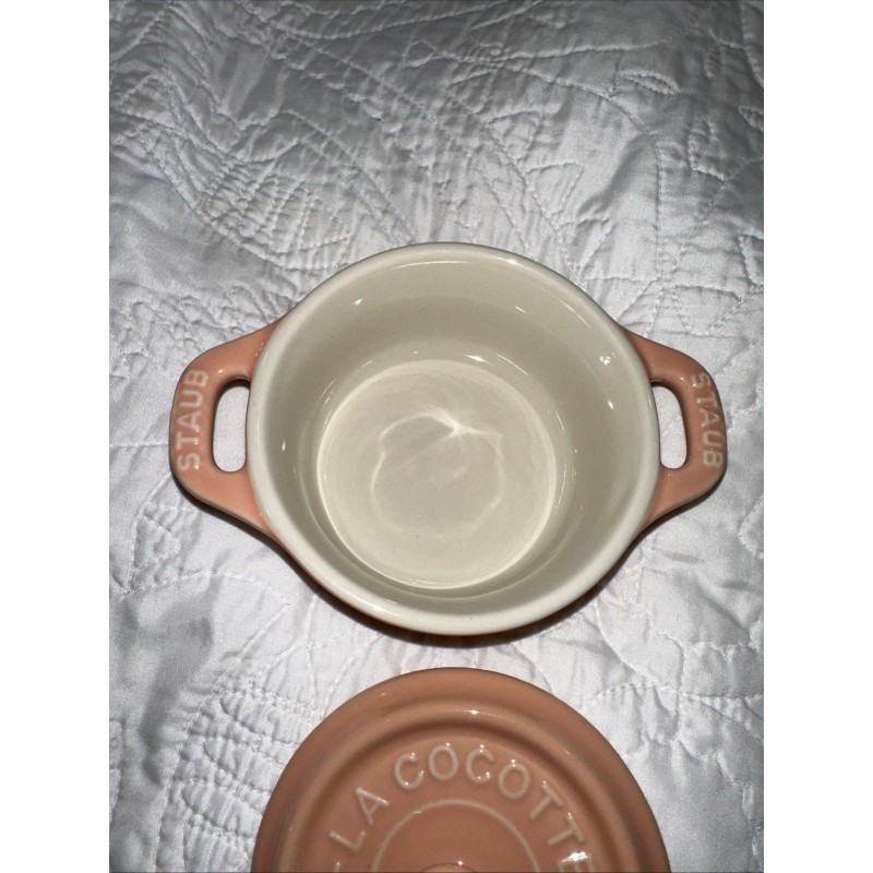 Staub New STAUB Mini La Cocotte Pink Ceramic Casserole Dish