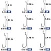 Natufish EWG Hooks for Bass Fishing,50Pcs Texas Carolina Rig Hooks