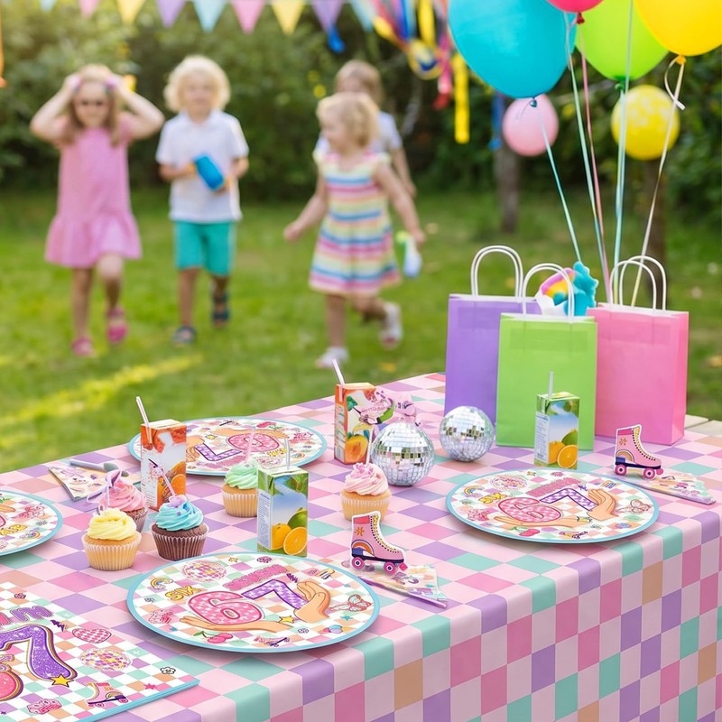 40PCS I Was 6 Now I'm 7 Decoration Pink 67