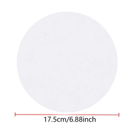 XHNFCU Pack of 150 7 inches (17.5 cm) round parchment paper, non-stick baking paper, for burger press, cakes, baking, air fryers (7 inches)