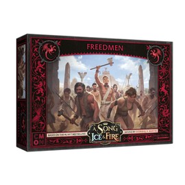 CMON A Song of Ice and Fire Tabletop Miniatures Freedmen Unit Box - Brave Liberated Souls of Westeros, Strategy Game for Adults, Ages 14+, 2+ Players, 45-60 Minute Playtime, Made