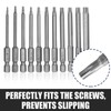 PHITUODA 11 Piece Torx Security Screwdriver Bit Set, Hex Shank